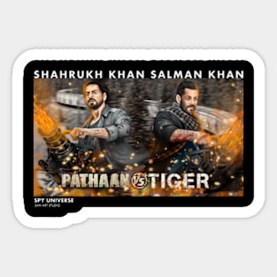 Pathaan vs Tiger Sticker